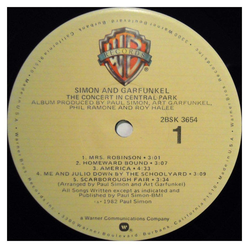 Simon and Garfunkel: The Concert in Central Park - Vinilo Record Set